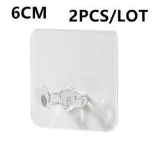 Load image into Gallery viewer, 50-20mm Clear Sucker Suction Cups Mushroom Head Strong Vacuum Suckers Hooks Hanger For window decoration wedding Car glass