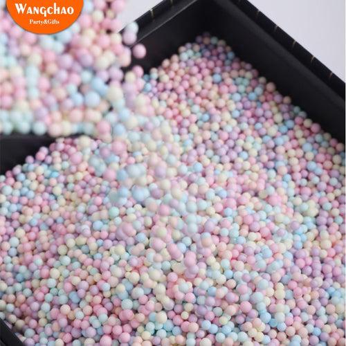 10g/bag Colorful Foam Ball Gift Box Filler Candy Box Gift Packing Supplies Birthday Party Decorations Wedding Flower Box Filler