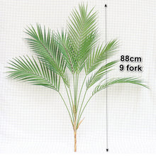 Load image into Gallery viewer, 88 CM Green Artificial Palm Leaf Plastic Plants Garden Home Decorations Scutellaria Tropical Tree Fake Plants