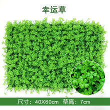 Load image into Gallery viewer, 40x60cm Artificial Green Plant Lawns Carpet for Home Garden Wall Landscaping Green Plastic Lawn Door Shop Backdrop Image Grass