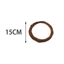 Load image into Gallery viewer, JOY-ENLIFE 10-30cm Xmas Home Decor Natural Rattan Wreath Easter Party Wreath Crafts Egg Decoration Spring Wedding Wreath