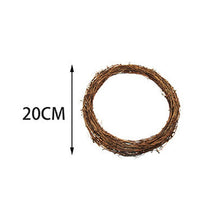 Load image into Gallery viewer, JOY-ENLIFE 10-30cm Xmas Home Decor Natural Rattan Wreath Easter Party Wreath Crafts Egg Decoration Spring Wedding Wreath