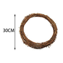 Load image into Gallery viewer, JOY-ENLIFE 10-30cm Xmas Home Decor Natural Rattan Wreath Easter Party Wreath Crafts Egg Decoration Spring Wedding Wreath