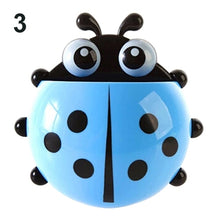 Load image into Gallery viewer, Hot Lovely Ladybug Toothbrush Holder Suction Ladybird Toothpaste Wall Sucker Bathroom Sets Household Bathroom Supplies