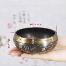 Load image into Gallery viewer, SDR Tibetan Bowl Singing Bowl Decorative-wall-dishes Home Decoration Decorative Wall Dishes Tibetan Singing Bowl