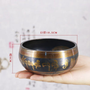 SDR Tibetan Bowl Singing Bowl Decorative-wall-dishes Home Decoration Decorative Wall Dishes Tibetan Singing Bowl