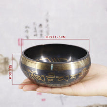 Load image into Gallery viewer, SDR Tibetan Bowl Singing Bowl Decorative-wall-dishes Home Decoration Decorative Wall Dishes Tibetan Singing Bowl