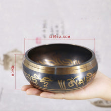 Load image into Gallery viewer, SDR Tibetan Bowl Singing Bowl Decorative-wall-dishes Home Decoration Decorative Wall Dishes Tibetan Singing Bowl