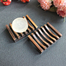 Load image into Gallery viewer, Portable Bamboo Wooden Soap Dish Shower Case Holder Container Storage Box