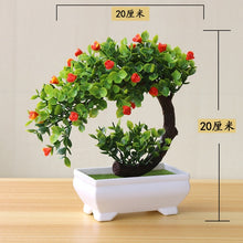 Load image into Gallery viewer, NEW Artificial Plants Bonsai Small Tree Pot Plants Fake Flowers Potted Ornaments For Home Decoration Hotel Garden Decor