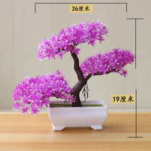 Load image into Gallery viewer, NEW Artificial Plants Bonsai Small Tree Pot Plants Fake Flowers Potted Ornaments For Home Decoration Hotel Garden Decor