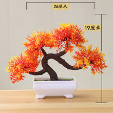 Load image into Gallery viewer, NEW Artificial Plants Bonsai Small Tree Pot Plants Fake Flowers Potted Ornaments For Home Decoration Hotel Garden Decor