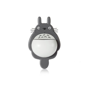 1pcs Toothbrush Wall Mount Holder Cute Totoro Sucker box Bathroom Organizer Tools Accessories